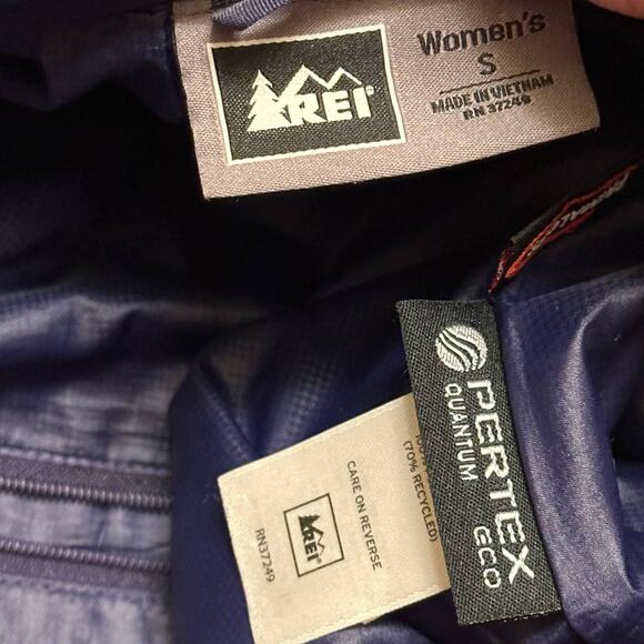 REI Womens S Co-op Revelcloud Insulated Black Puffer Jacket Outdoor Primaloft - Picture 8 of 11